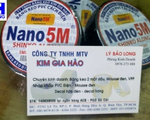 BĂNG KEO ĐIỆN NANO5M - PVC electrical tape NANO